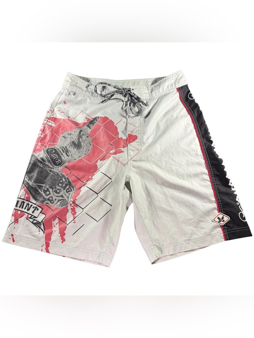 Vintage OMR One More Round Shorts Men’s Size 32 MMA Fight Boxing Short Logo